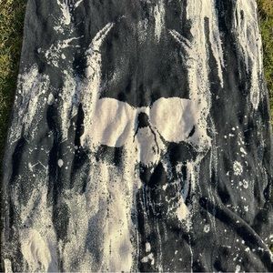 NWOT Skull Cashmere Abstract Art Shawl